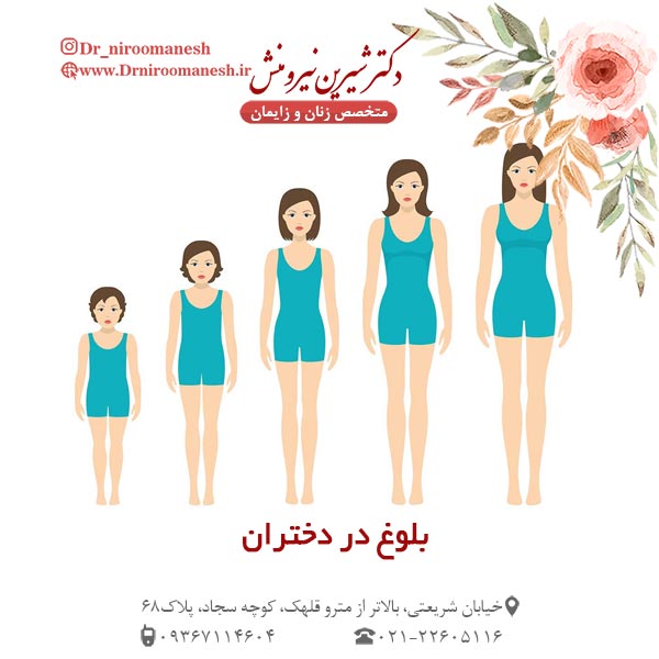 عکس بلوغ در دختران - دکتر شیرین نیرومنش